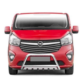 Frontschutzbügel - Opel Vivaro B (14-19)/ Renault Trafic (14-) - 70mm ø - mit Unterfahrschutz