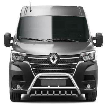 Frontschutzbügel - Movano/ Master (19-) - 70mm ø - mit Kurbelgehäuseschutz