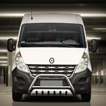 Frontschutzbügel - Master III (10-24)/ Movano B/ NV400/ Interstar II - 70mm ø mit Unterfahrsch.