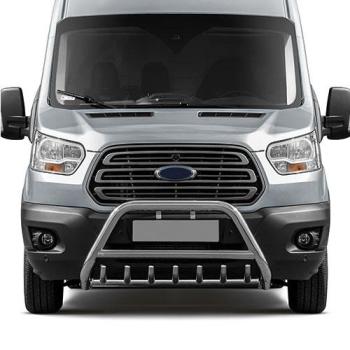 Frontschutzbügel - Ford Transit (2014-) - 70mm ø - mit Kurbelgehäuseschutz