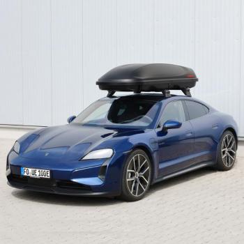Preview: Kamei Dachbox - Husky 620 schwarz hochglänzend, Duo-Lift, 620 Liter - 08162221