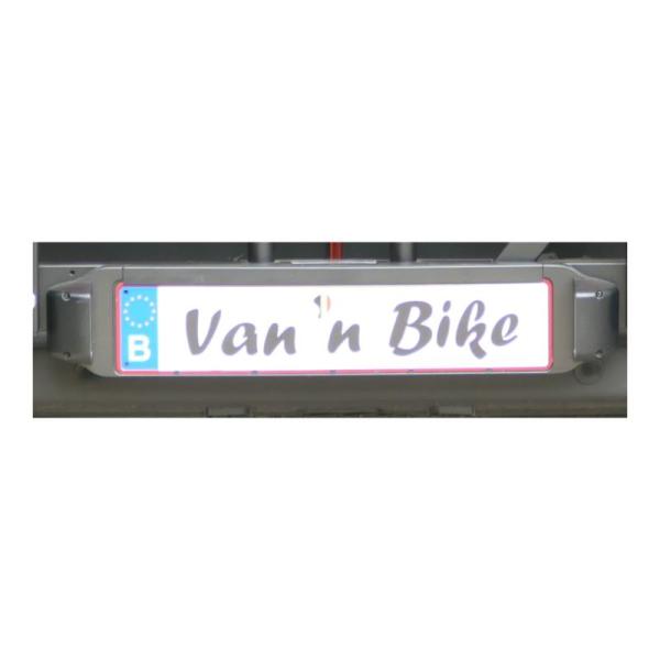 Van n Bike Tragsystems - Zubehör/ Ersatzteile - Nummernschildhalterung inkl. Beleuchtung