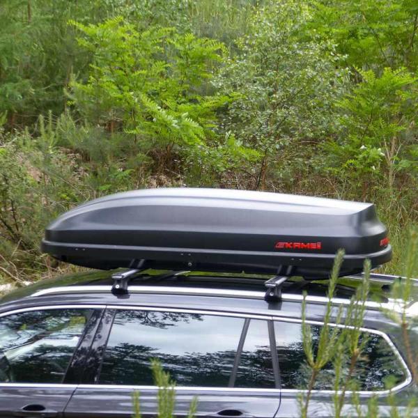Kamei Dachbox - BASE 400 schwarz-matt, DuoLift, Clickfix, 400 Liter - 08140001