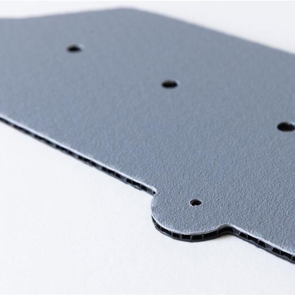 Seitenverkleidung 4mm Kunststoff - Fiat Doblo II (10-22) / Opel Combo D (11-18) - L1 - SD0